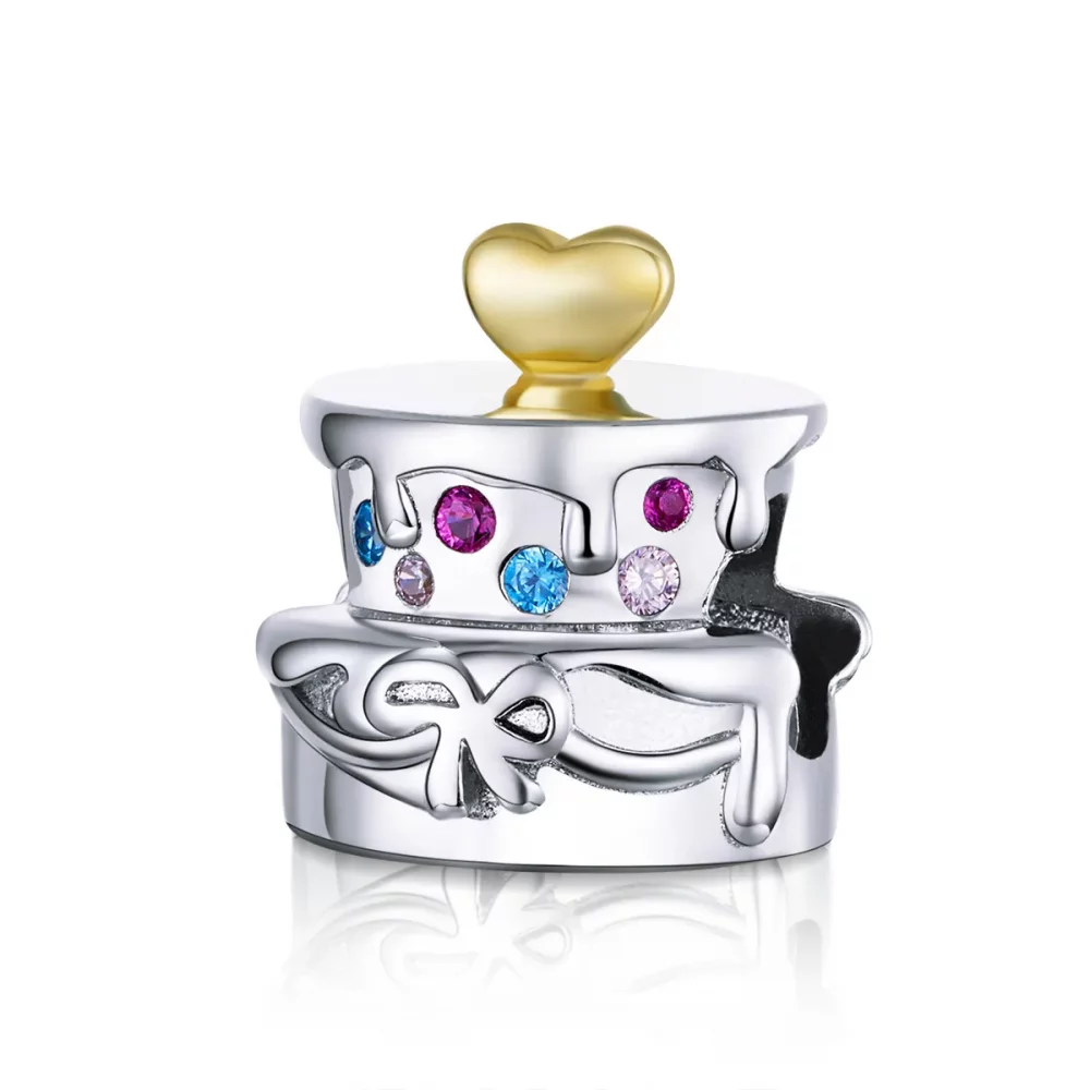 Charms Typu Pandora Tort weselny - BSC267