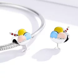 Charms Typu Pandora Trójkolorowy Ball Ice Cream - SCC1532