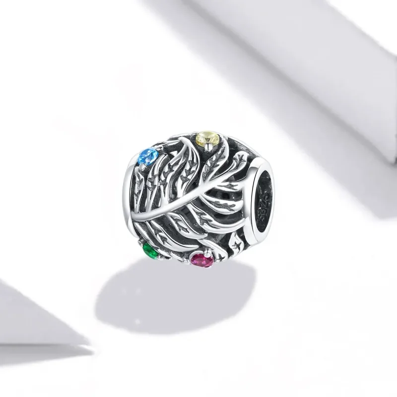 (zdjęcie do) Charms Typu Pandora tropikalne liście - BSC450 - Wyświetl 2