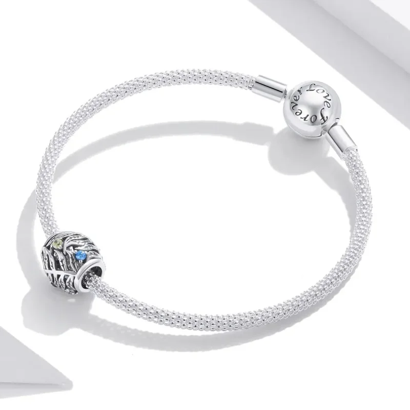 (zdjęcie do) Charms Typu Pandora tropikalne liście - BSC450 - Wyświetl 3