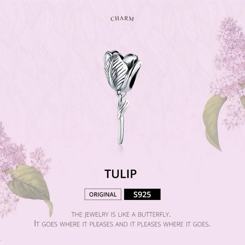 (zdjęcie do) Charms Typu Pandora Tulipan - SCC1514 - Wyświetl 6