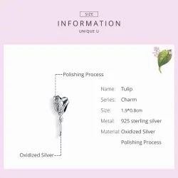 Charms Typu Pandora Tulipan - SCC1514