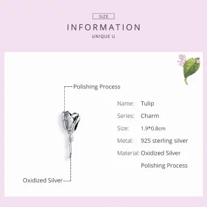 Charms Typu Pandora Tulipan - SCC1514