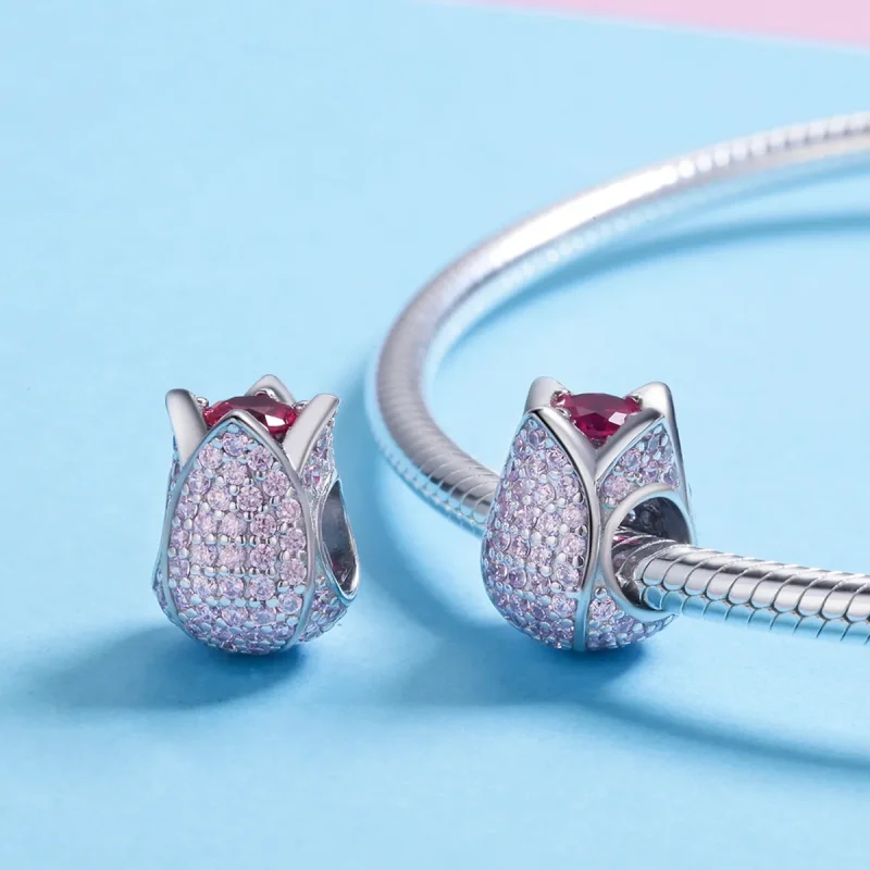 (zdjęcie do) Charms Typu Pandora Tulipan - SCC569 - Wyświetl 5