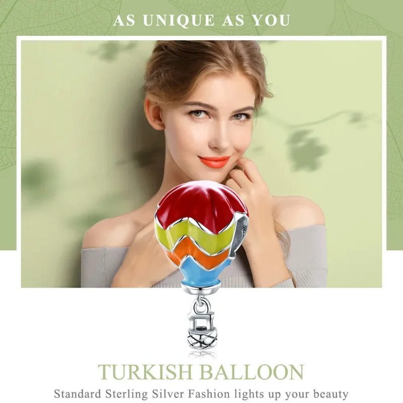 (zdjęcie do) Charms Typu Pandora Tureckie balony na ogrzane powietrze - SCC867 - Wyświetl 6