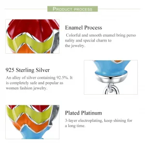 Charms Typu Pandora Tureckie balony na ogrzane powietrze - SCC867