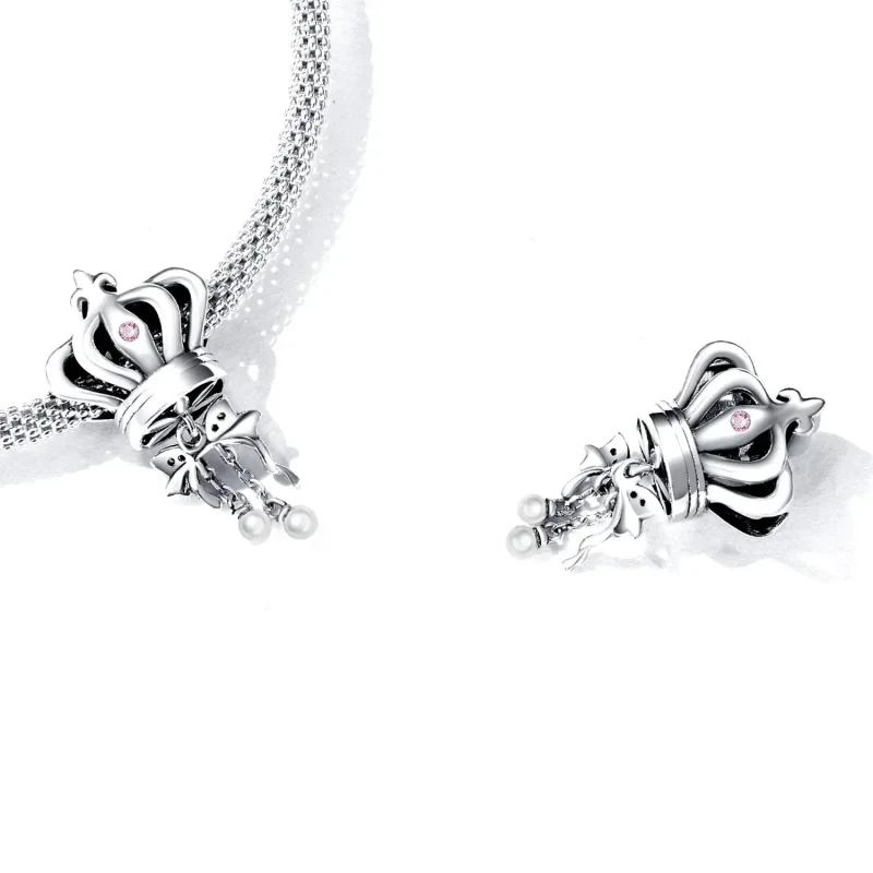 (zdjęcie do) Charms Typu Pandora łuk koronny - SCC2259 - Wyświetl 5
