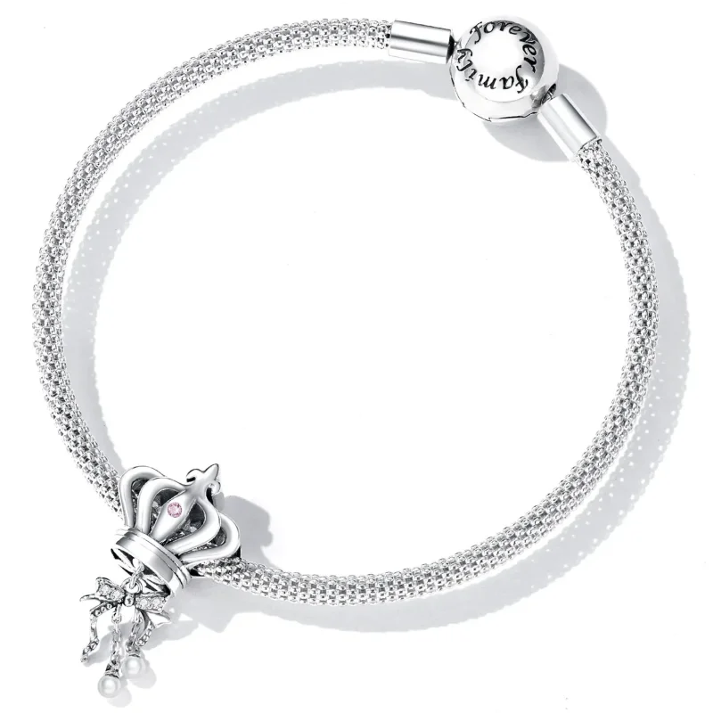 (zdjęcie do) Charms Typu Pandora łuk koronny - SCC2259 - Wyświetl 6