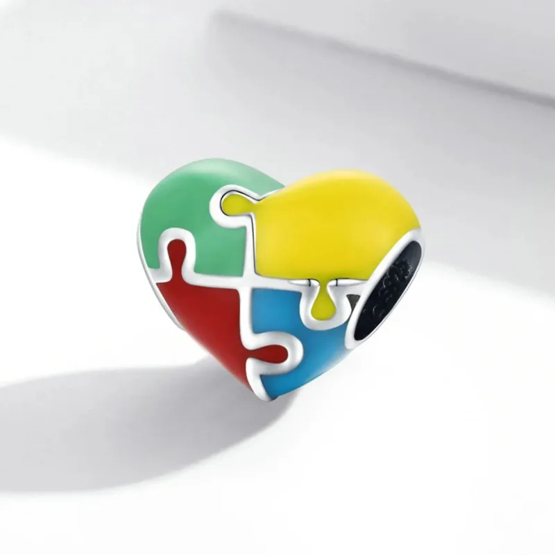 (zdjęcie do) Charms Typu Pandora Układanka miłosna - BSC547 - Wyświetl 2