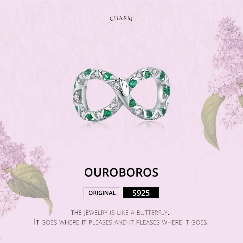 (zdjęcie do) Charms Typu Pandora Uroboros - BSC186 - Wyświetl 6