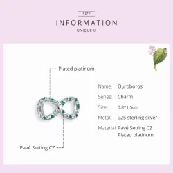 Charms Typu Pandora Uroboros - BSC186