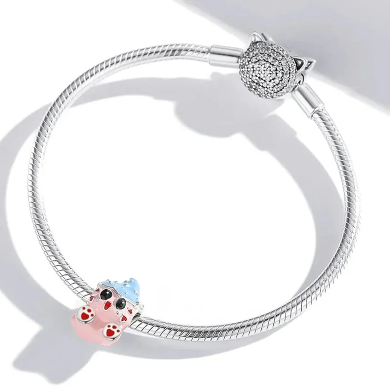 (zdjęcie do) Charms Typu Pandora Urocza Lalka Kot - SCC1939 - Wyświetl 4