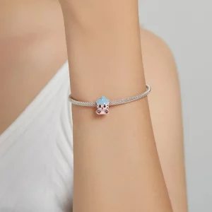 Charms Typu Pandora Urocza Lalka Kot - SCC1939