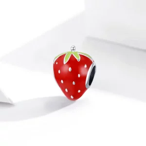 Charms Typu Pandora Urocza truskawka - SCC1839