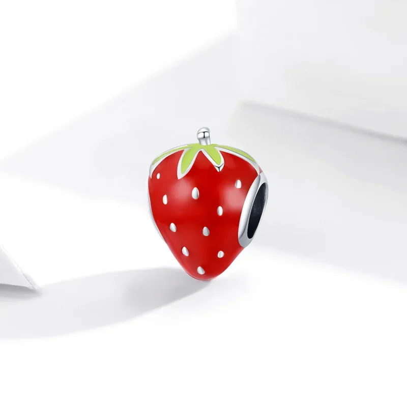 (zdjęcie do) Charms Typu Pandora Urocza truskawka - SCC1839 - Wyświetl 2
