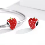 Charms Typu Pandora Urocza truskawka - SCC1839