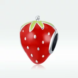 Charms Typu Pandora Urocza truskawka - SCC1839