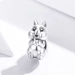 Charms Typu Pandora Urocza wiewiórka - BSC338