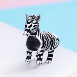 Charms Typu Pandora Urocza zwierzęca zebra - SCC550