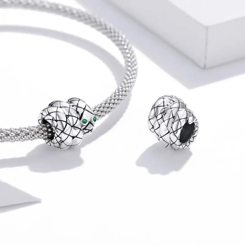 (zdjęcie do) Charms Typu Pandora Vintage wąż - SCC1770 - Wyświetl 4