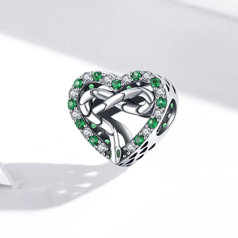 (zdjęcie do) Charms Typu Pandora Wąż Serca - BSC507 - Wyświetl 2