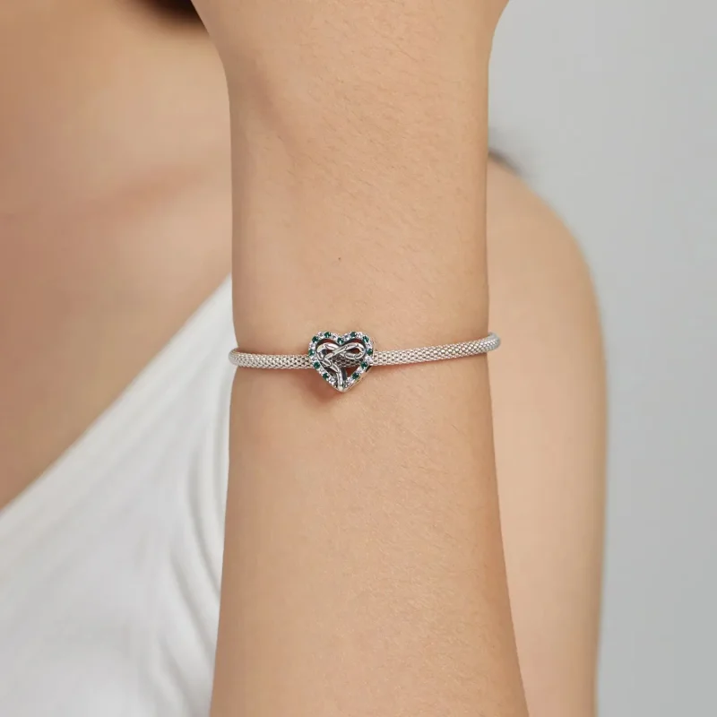 (zdjęcie do) Charms Typu Pandora Wąż Serca - BSC507 - Wyświetl 5
