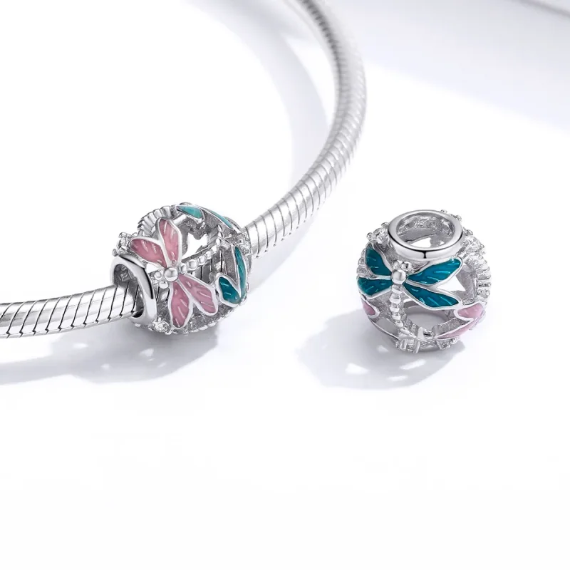(zdjęcie do) Charms Typu Pandora Ważka - BSC198 - Wyświetl 4
