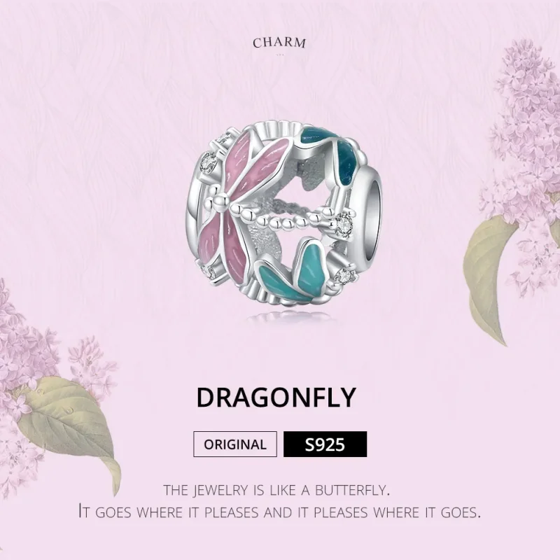 (zdjęcie do) Charms Typu Pandora Ważka - BSC198 - Wyświetl 6