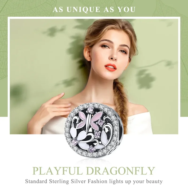 (zdjęcie do) Charms Typu Pandora Ważka - SCC757 - Wyświetl 6
