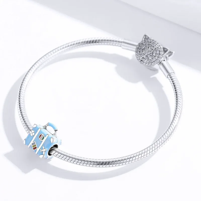 (zdjęcie do) Charms Typu Pandora Walizka - SCC1377 - Wyświetl 4