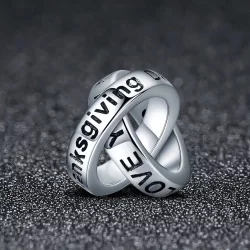 Charms Typu Pandora Wdzięczny Tobie - SCC227