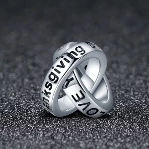 Charms Typu Pandora Wdzięczny Tobie - SCC227