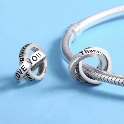 Charms Typu Pandora Wdzięczny Tobie - SCC227