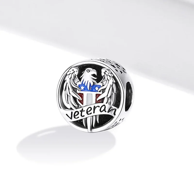 (zdjęcie do) Charms Typu Pandora Weteran - SCC1885 - Wyświetl 2