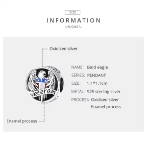 Charms Typu Pandora Weteran - SCC1885