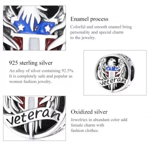 Charms Typu Pandora Weteran - SCC1885