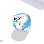 Charms Typu Pandora Światowa podróż - samolot w rejs - SCC2026