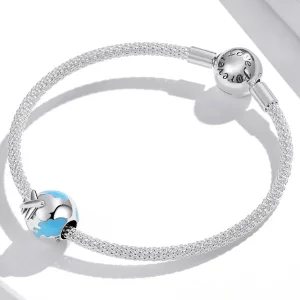 Charms Typu Pandora Światowa podróż - samolot w rejs - SCC2026
