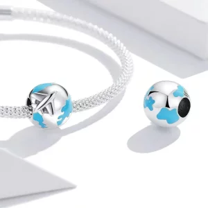 Charms Typu Pandora Światowa podróż - samolot w rejs - SCC2026