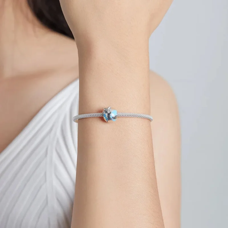(zdjęcie do) Charms Typu Pandora Światowa podróż - samolot w rejs - SCC2026 - Wyświetl 5