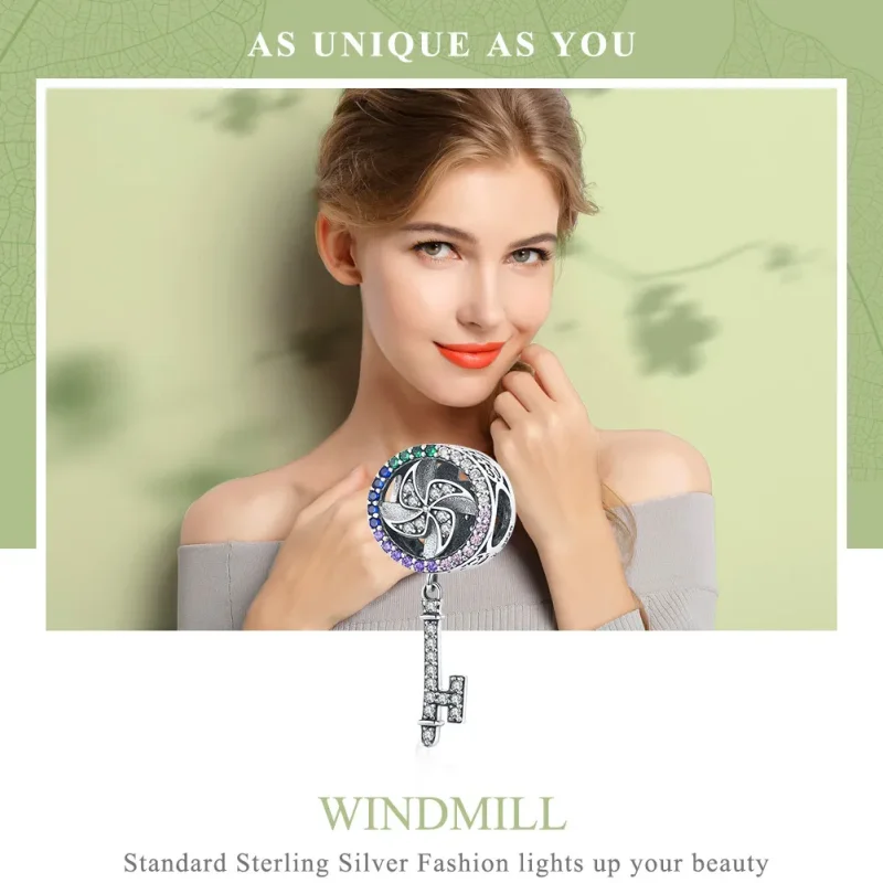 (zdjęcie do) Charms Typu Pandora Wiatrak - SCC1081 - Wyświetl 2