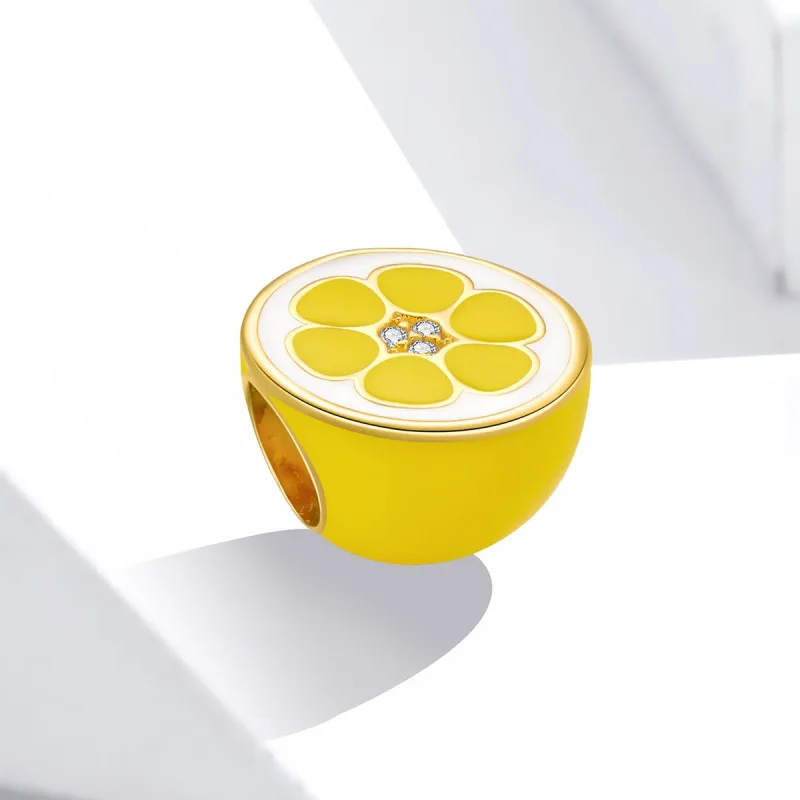 (zdjęcie do) Charms Typu Pandora Świeża Cytryna - SCC1590 - Wyświetl 2
