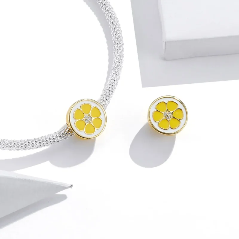 (zdjęcie do) Charms Typu Pandora Świeża Cytryna - SCC1590 - Wyświetl 3
