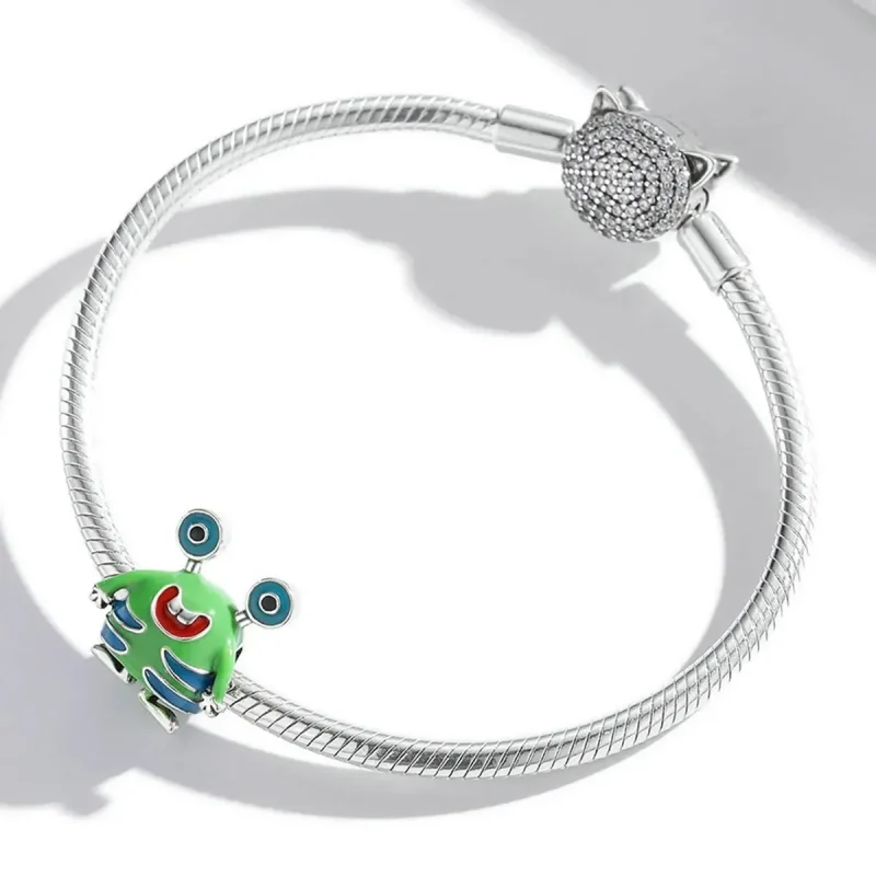 (zdjęcie do) Charms Typu Pandora Wielkooki potwór - SCC2056 - Wyświetl 3