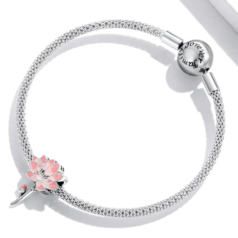 (zdjęcie do) Charms Typu Pandora świeży lotos - SCC2157 - Wyświetl 3