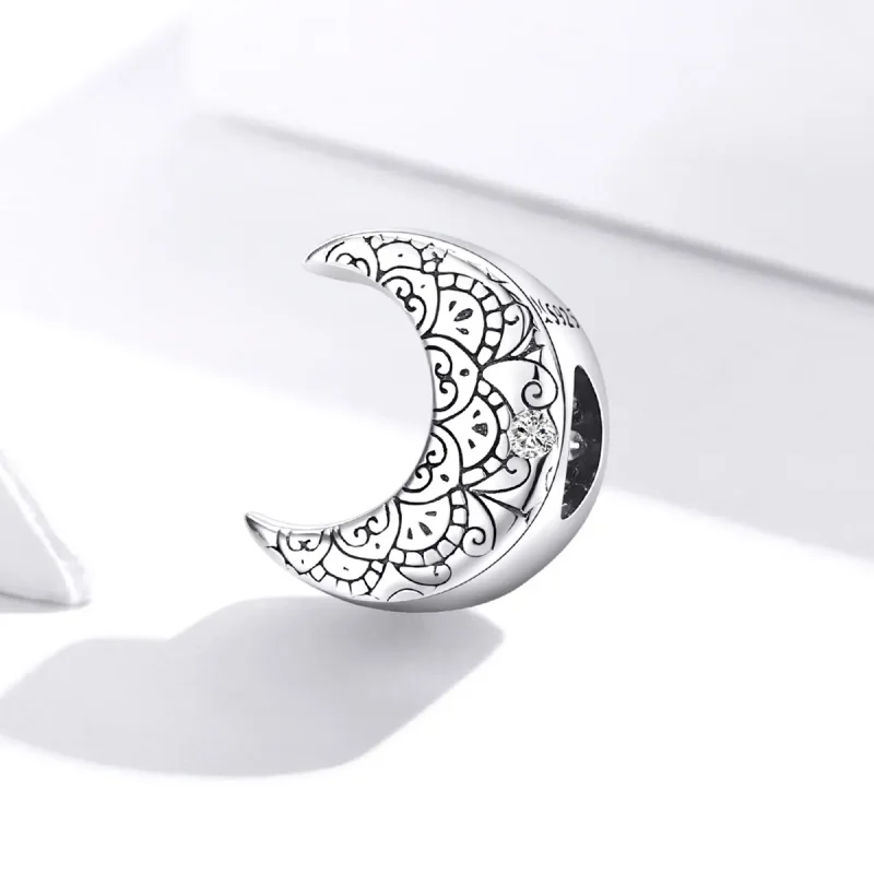 (zdjęcie do) Charms Typu Pandora winorośl i księżyc - SCC1604 - Wyświetl 2