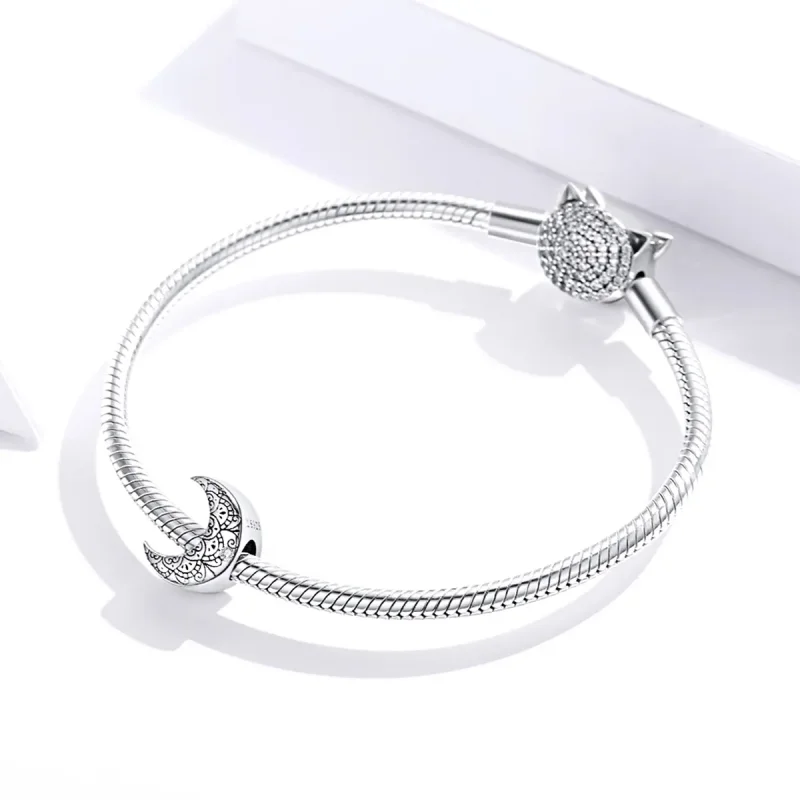 (zdjęcie do) Charms Typu Pandora winorośl i księżyc - SCC1604 - Wyświetl 3