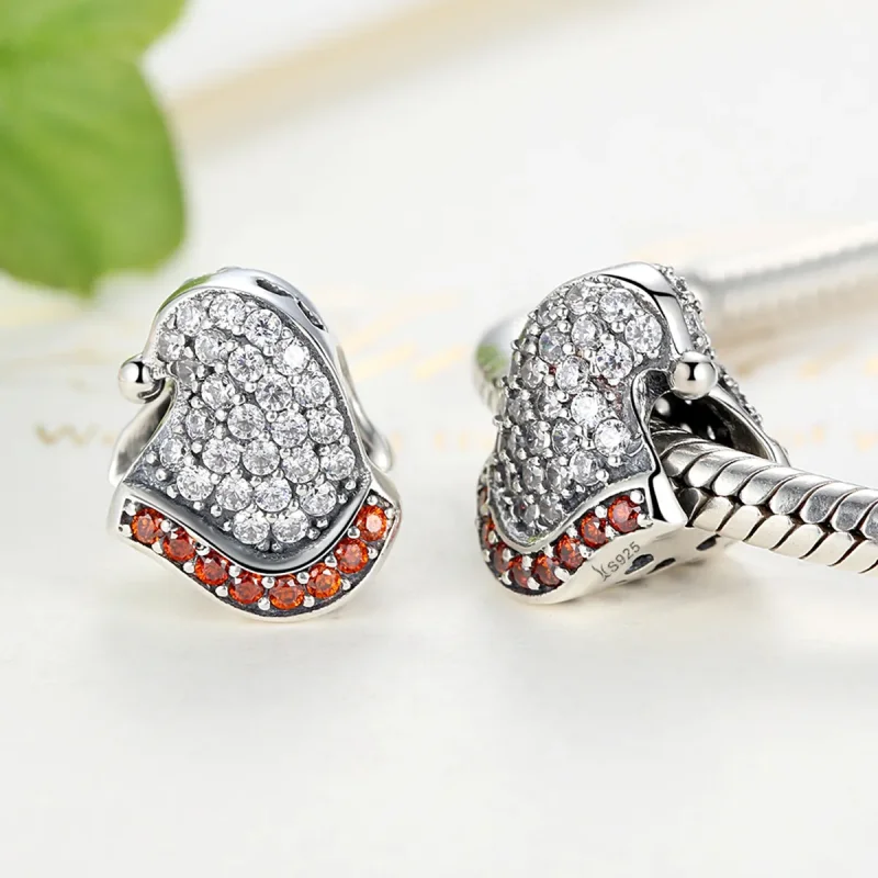 (zdjęcie do) Charms Typu Pandora Świąteczny kapelusz - SCC071 - Wyświetl 4