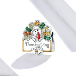 Charms Typu Pandora Święto Dziękczynienia Turcja - BSC339