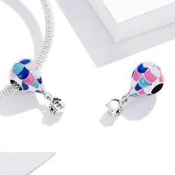 Charms Typu Pandora Wymarzony balon na ogrzane powietrze - BSC545